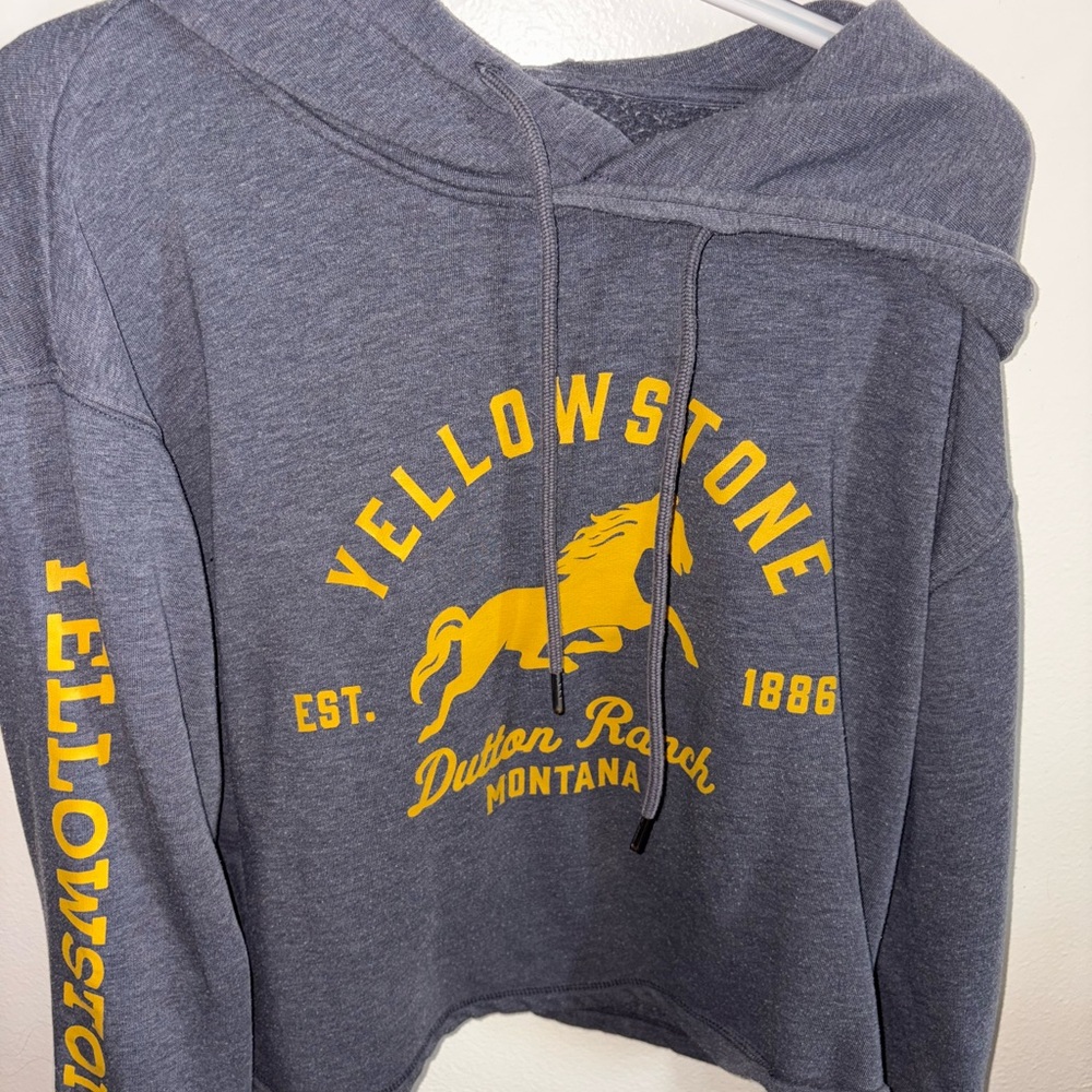 Yellowstone Gray Hoodie Sweater